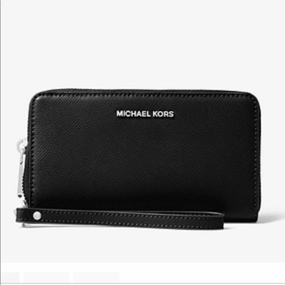 Michael Kors Large Black Leather Wallet - Picture 2 of 2